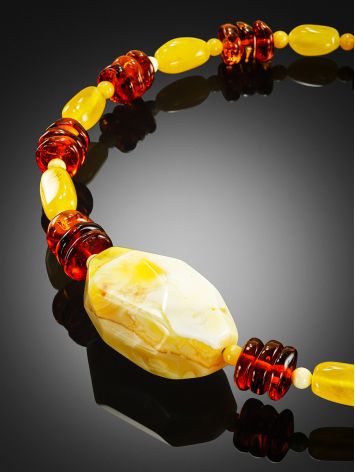 Stylish Amber Choker Necklace, image , picture 4