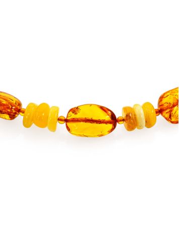 Boho Style Amber Choker Necklace, image , picture 3
