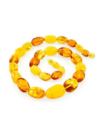 Multicolor Amber Beaded Necklace, image , picture 3