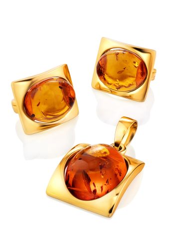 Luminous Natural Amber Pendant, image , picture 5