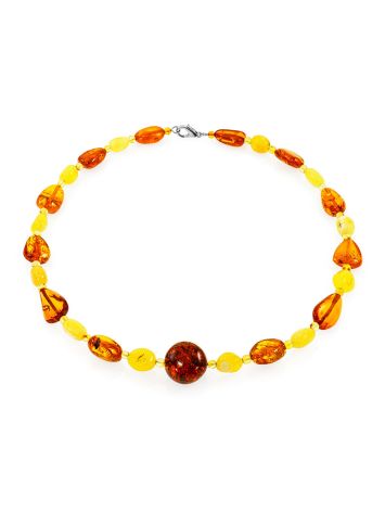Boho Chic Style Amber Choker Necklace, image 