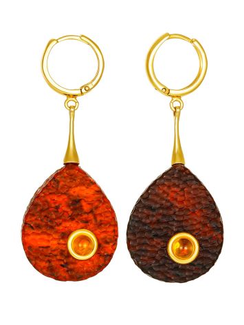 Fabulous Amber Drop Earrings, image 
