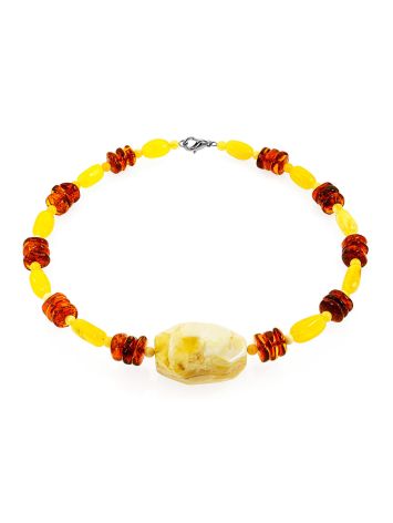 Stylish Amber Choker Necklace, image 