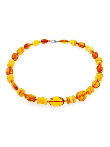Boho Style Amber Choker Necklace, image 