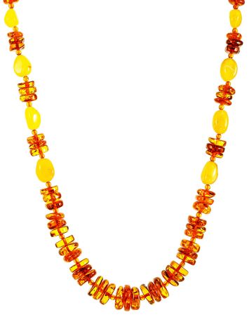 Stylish Natural Baltic Amber Beads, image 