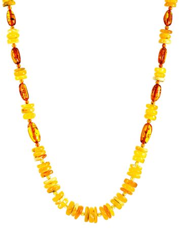 Ethnic Style Amber Beads, image 