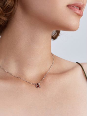Chain Necklace With Amber Crab Pendant, image , picture 4