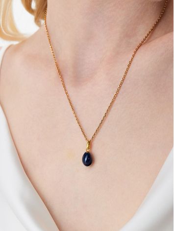 Tiny Blue Enamel Egg Pendant The Romanov, image , picture 4