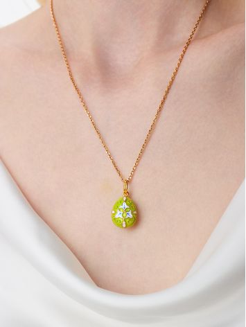 Bright Enamel Egg Pendant The Romanov, image , picture 4