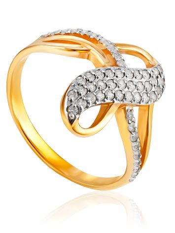 Gorgeous Crystal Studded Ring, Ring Size: 6 / 16.5, image 