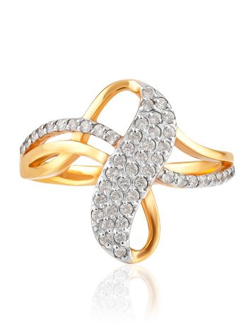 Gorgeous Crystal Studded Ring, Ring Size: 6 / 16.5, image , picture 3