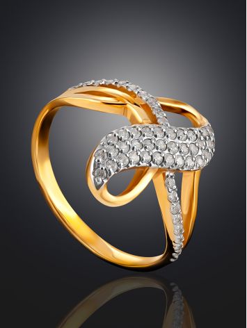 Gorgeous Crystal Studded Ring, Ring Size: 6 / 16.5, image , picture 2
