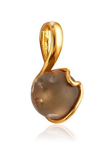 Matte Texture Smoky Quartz Pendant, image , picture 3