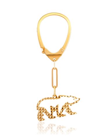 Cut Out Bear Keychain, image 