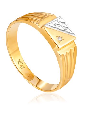 Bold Signet Ring For Men, Ring Size: 11 / 20.5, image 