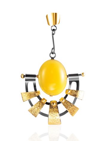 Ethnic Style Amber Pendant, image 