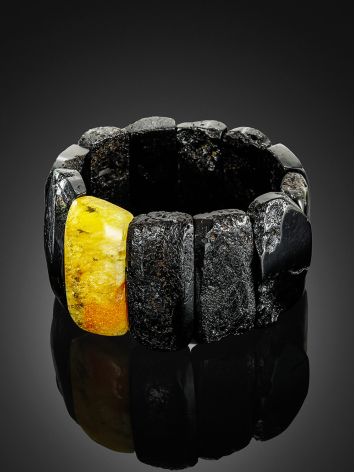 Flat Amber Bracelet The Volcano, image , picture 2