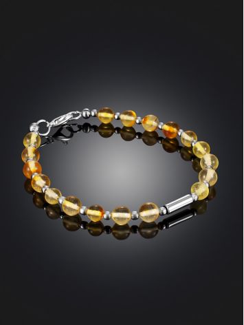 Stylish Lemon Colored Amber Bracelet, image , picture 2
