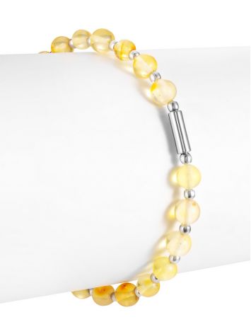 Stylish Lemon Colored Amber Bracelet, image , picture 3