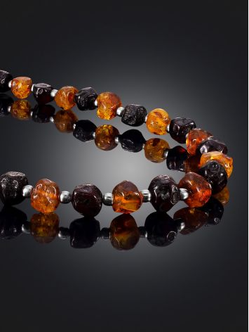 Textured Amber Beaded Choker, image , picture 2