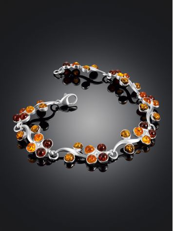 Multicolor Amber Bracelet, image , picture 2