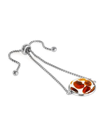 Chic Slider Bracelet With Amber Pieces, image , picture 4