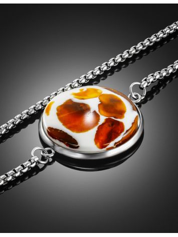 Chic Slider Bracelet With Amber Pieces, image , picture 2