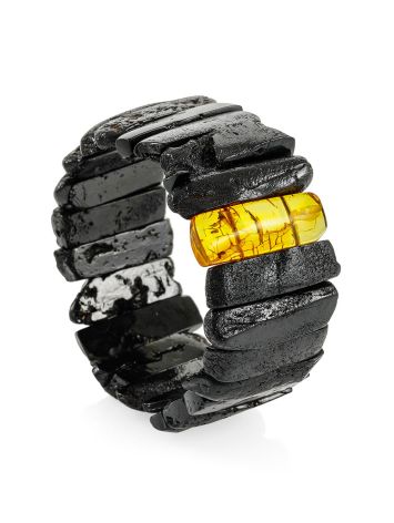 Fabulous One-Of-A-Kind Amber Bracelet With Insect Insertion, image , picture 3