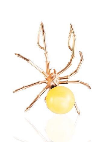 Trendy Honey Amber Spider Pendant, image , picture 3