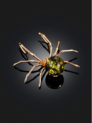 Designer Green Amber Spider Pendant, image , picture 2