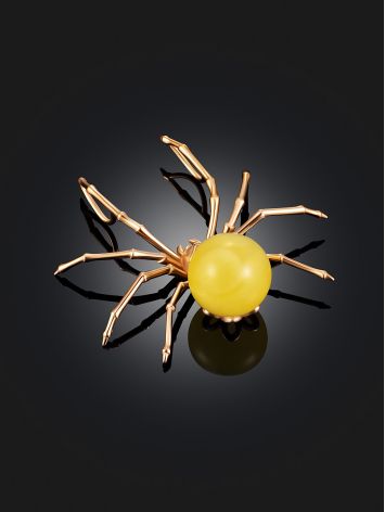 Trendy Honey Amber Spider Pendant, image , picture 2