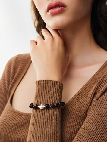 Amber Beaded Bracelet With Tree Of Life Detail, image , picture 4