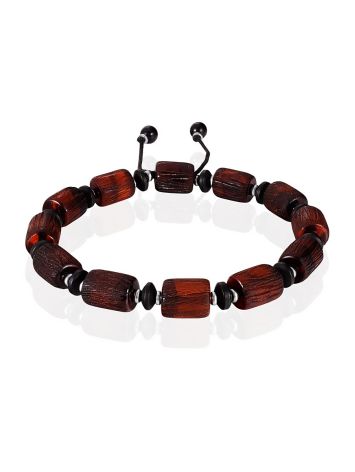 Textured Amber Slider Bracelet, image 