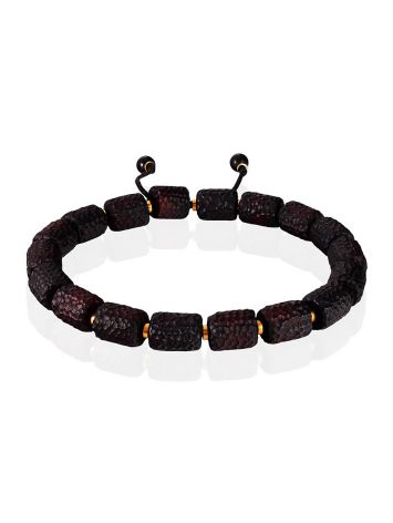 Textured Amber Slider Bracelet, image 