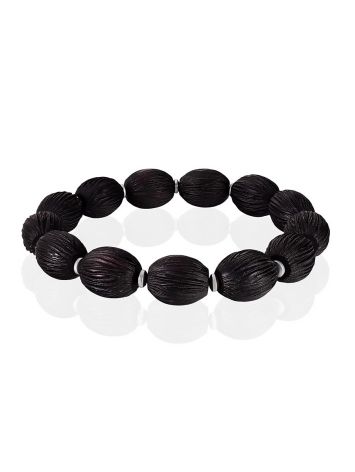Textured Baltic Amber Bracelet, image 
