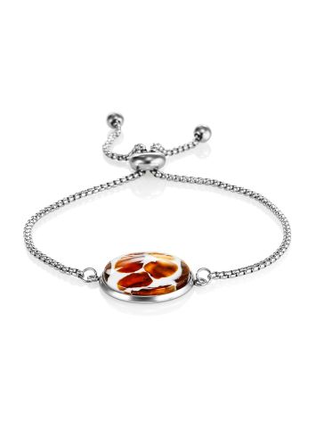 Chic Slider Bracelet With Amber Pieces, image 