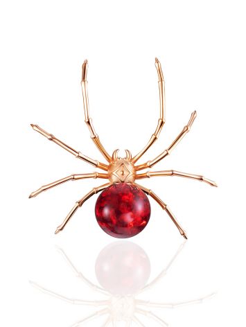 Amber Spider Pendant, image 