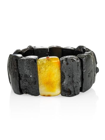 One-of-a-kind Dark Amber Bracelet The Volcano, image 