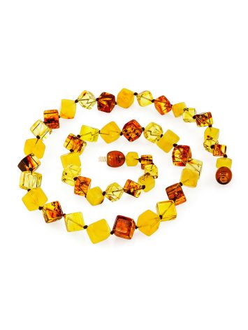 Bright Amber Beaded Necklace, image , picture 4