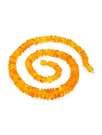 “Shayba” necklace made of Baltic amber in a golden lemon hue, image , picture 3