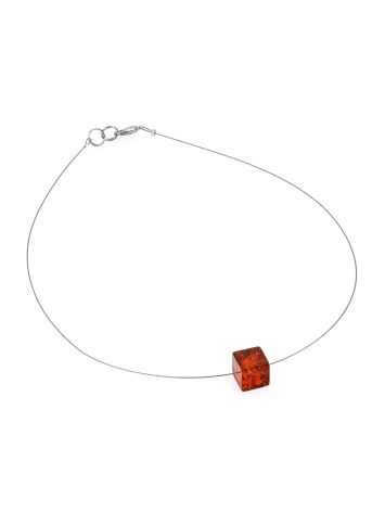 Thread Necklace With Amber, image , picture 3