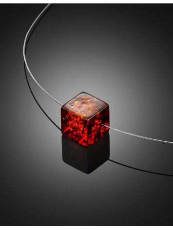 Thread Necklace With Amber, image , picture 2