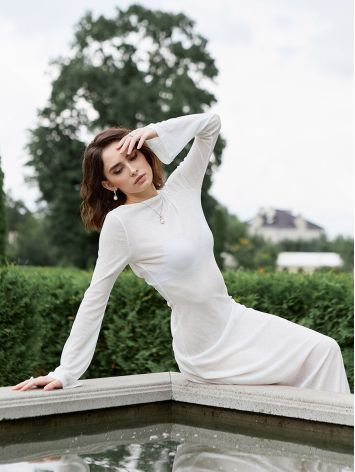 Classy Silver Pendant With Baroque Pearl And Crystals, image , picture 7