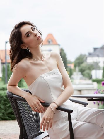 Minimalist Silver Collar Necklace The ICONIC, image , picture 7