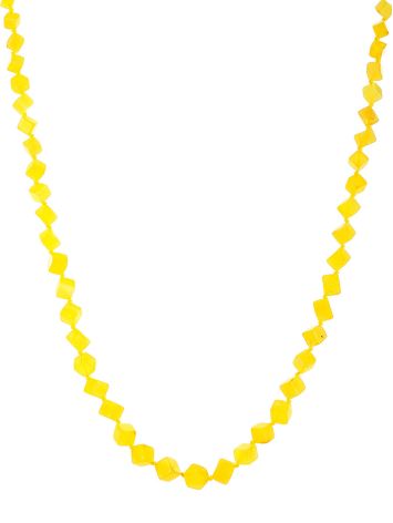 Honey Amber Beaded Necklace, image 