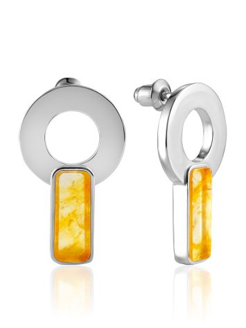 "London" stud earrings in trendy design, image 