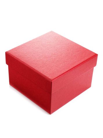 Red Cardboard Jewelry Box, image 