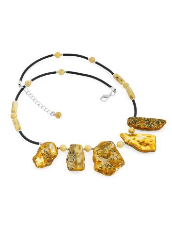 Raw Amber Necklace, image , picture 3