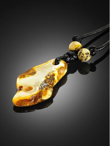 Boho Style Amber Necklace, image , picture 2