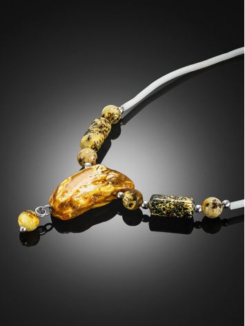 Ethnic Style Amber Necklace, image , picture 2